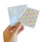 3x3 Doodlebug Rainbow Note Cards