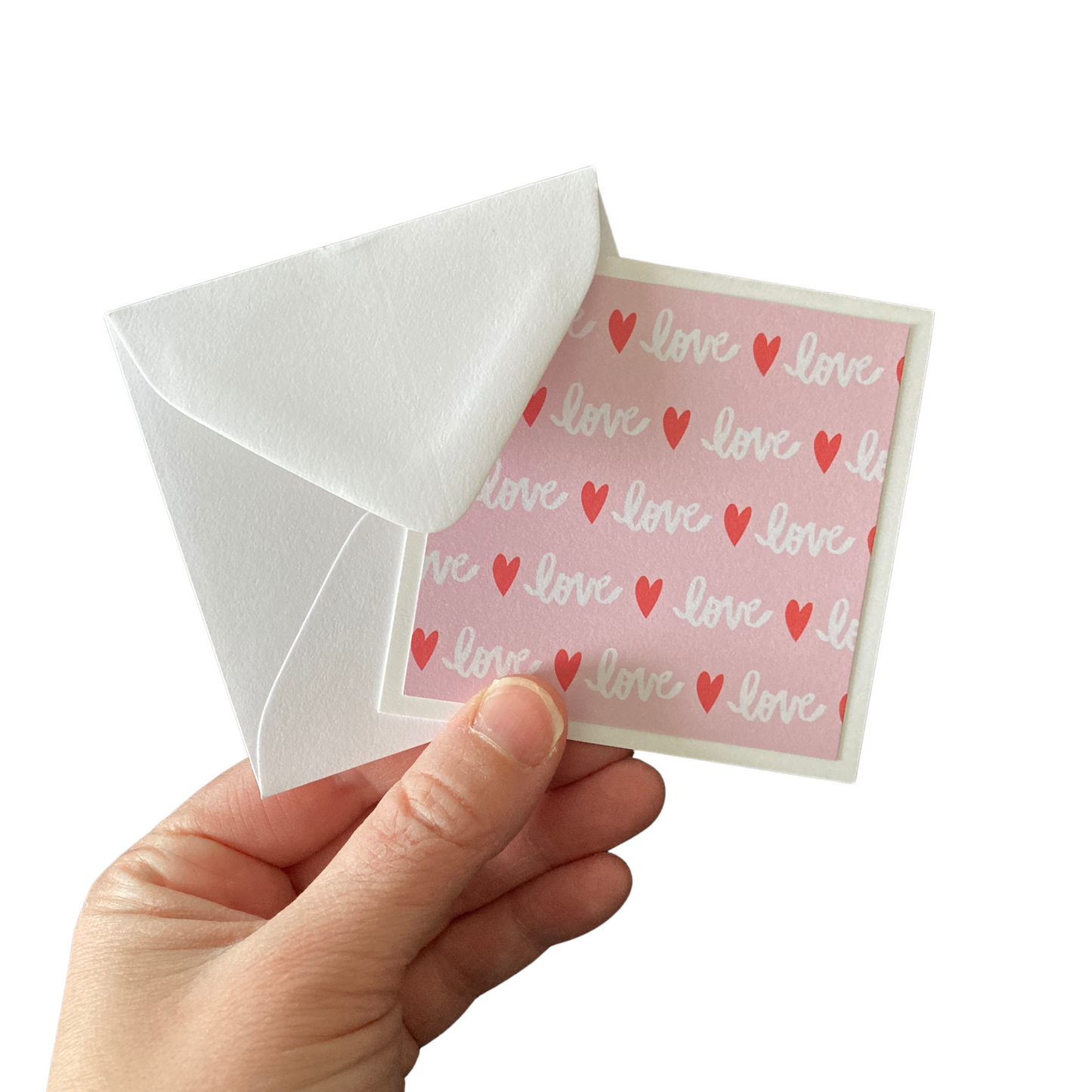 3x3 Valentine Note Cards