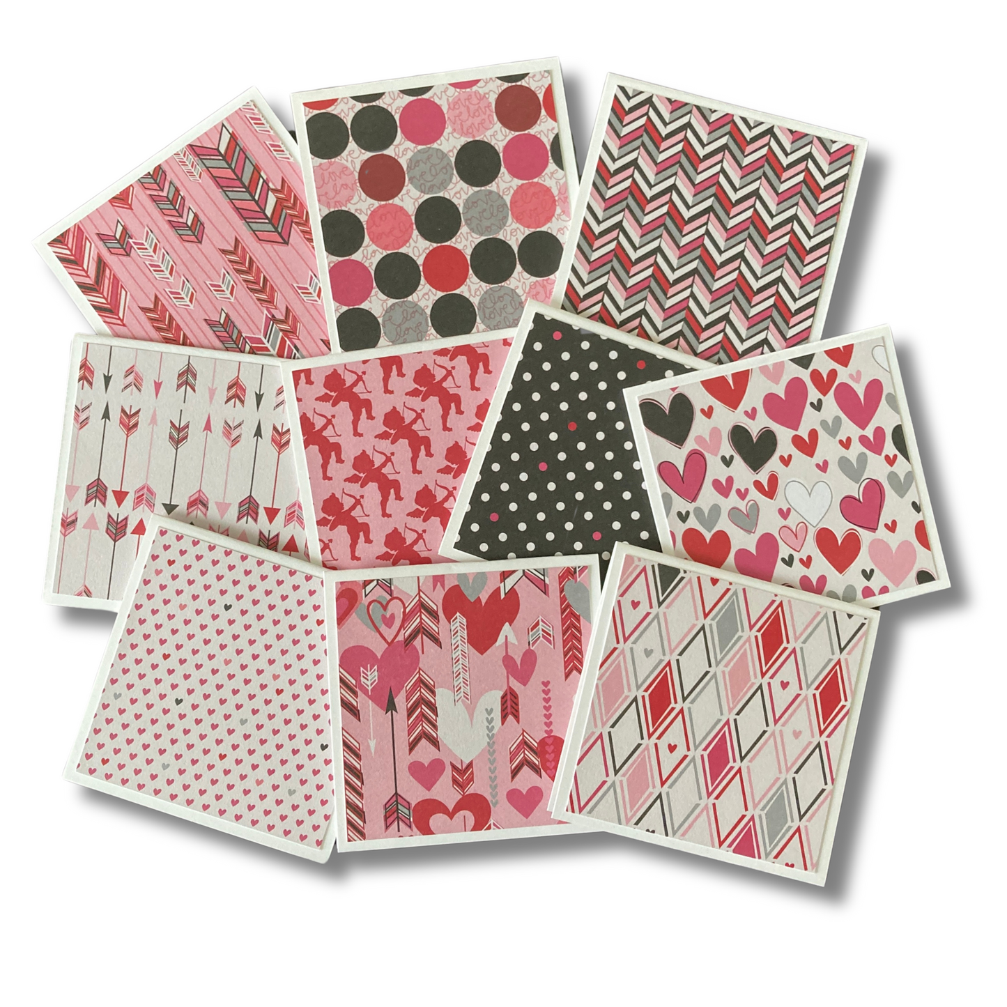 3x3 Love Struck Note Cards