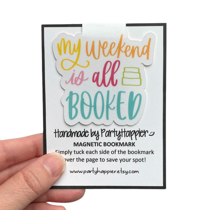 My Weekend Is All Booked Bookmark