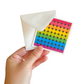 3x3 Neon Rainbow Note Cards