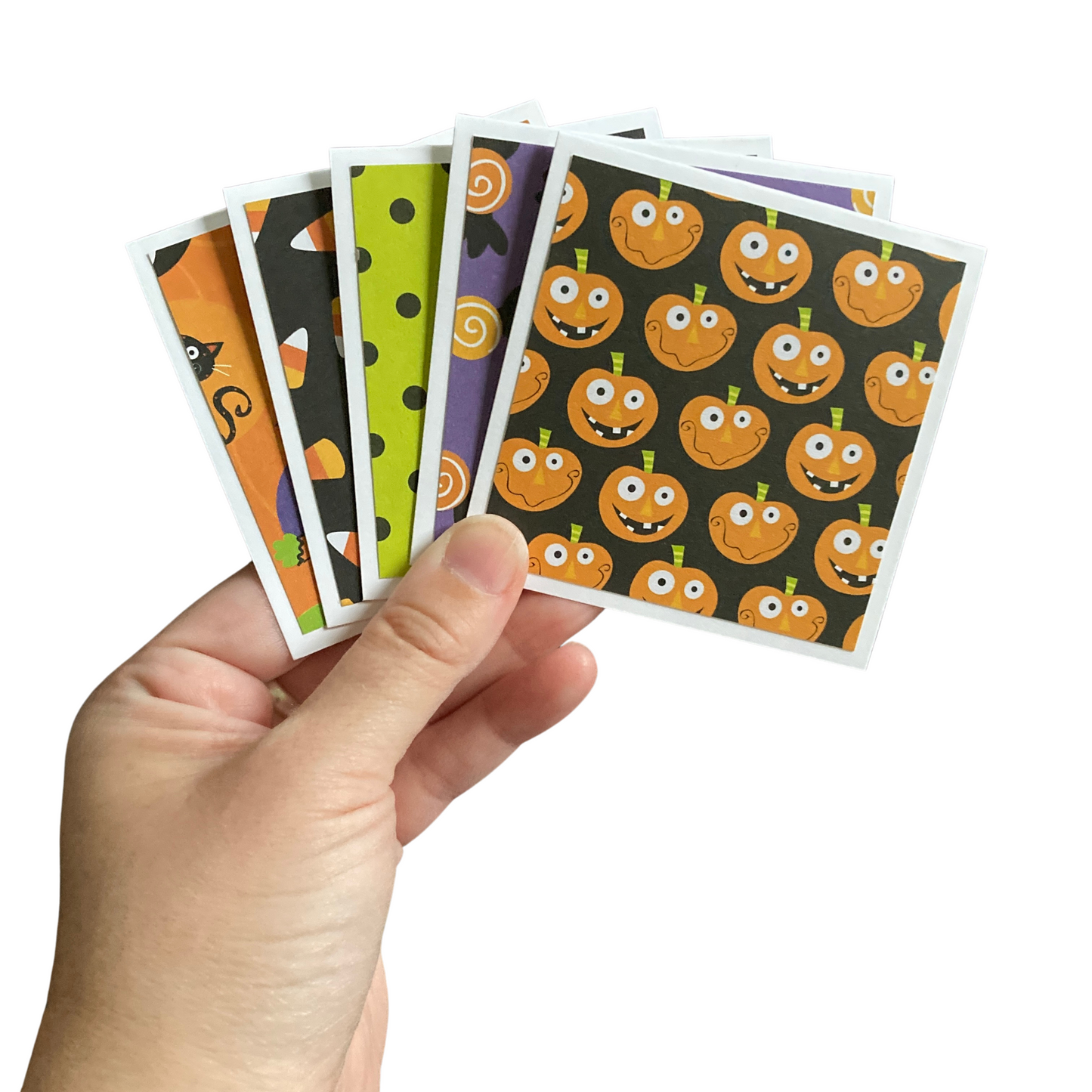 3x3 Trick or Treat Note Cards