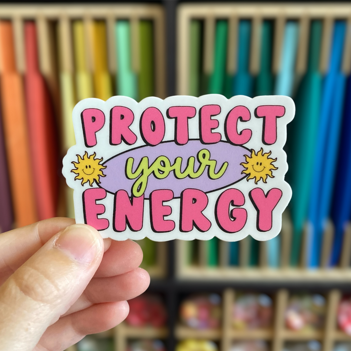 Protect Your Energy Sticker – PartyHappier