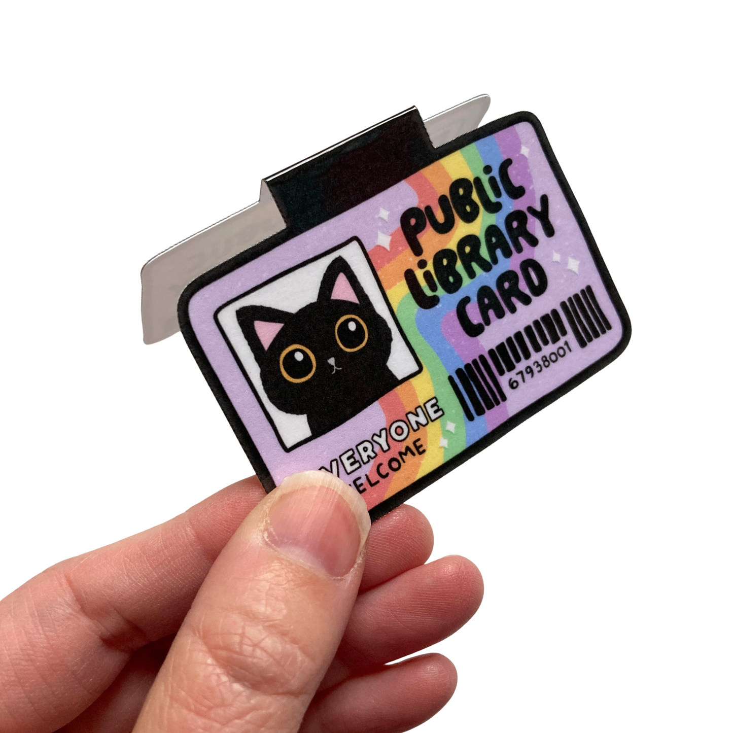 Public Library Card Magnetic Bookmark