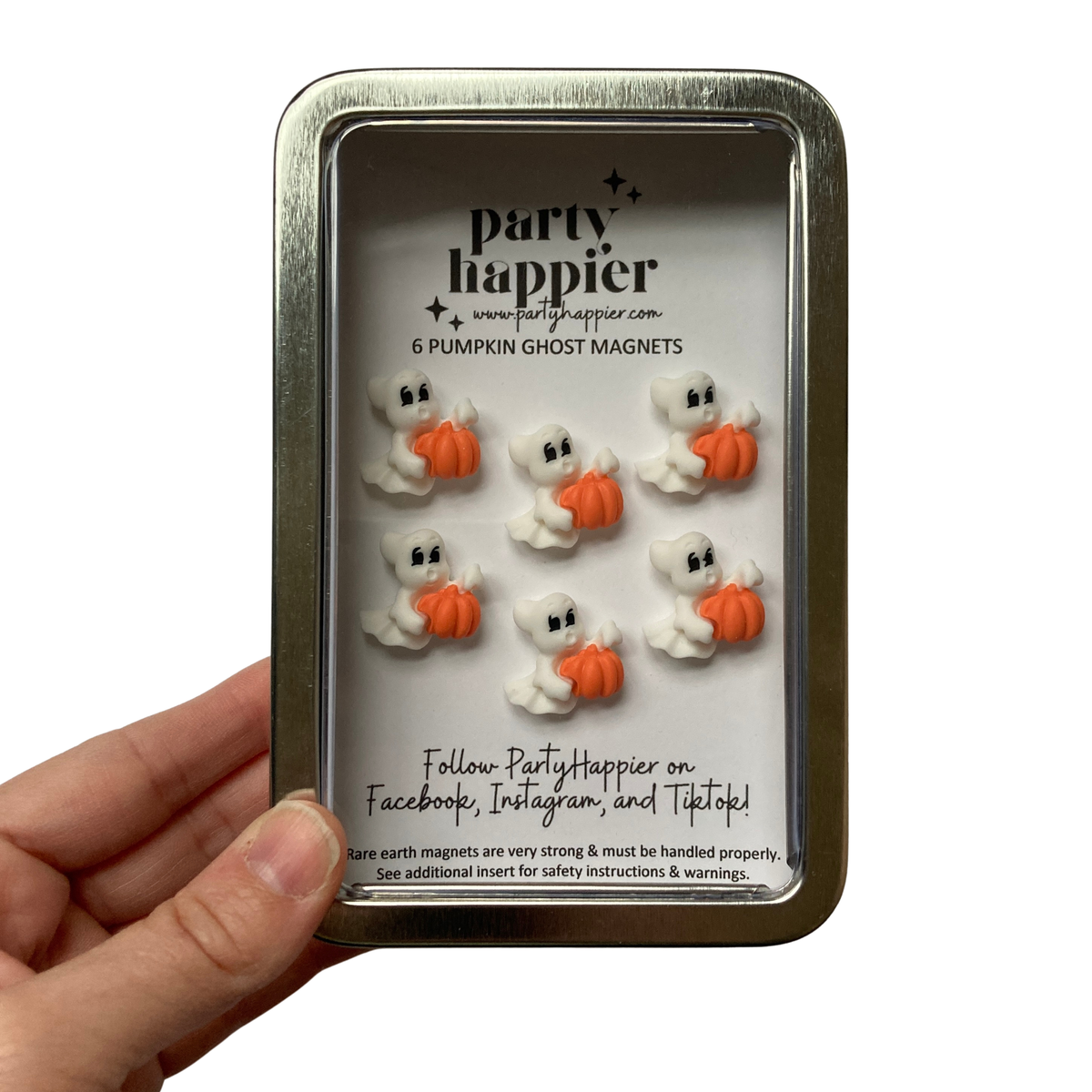 Pumpkin Ghost Magnets
