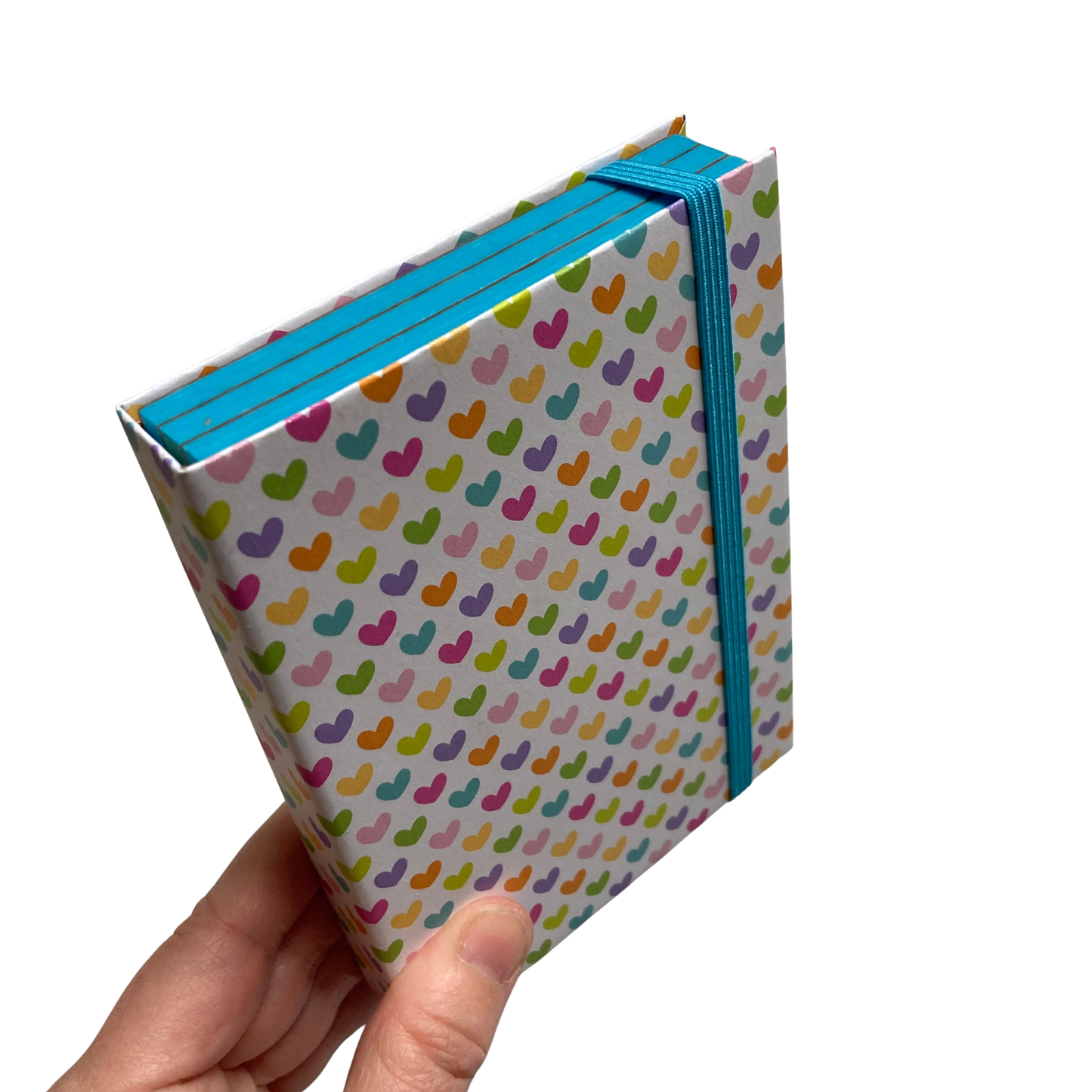 Rainbow Hearts Chunky Notepad