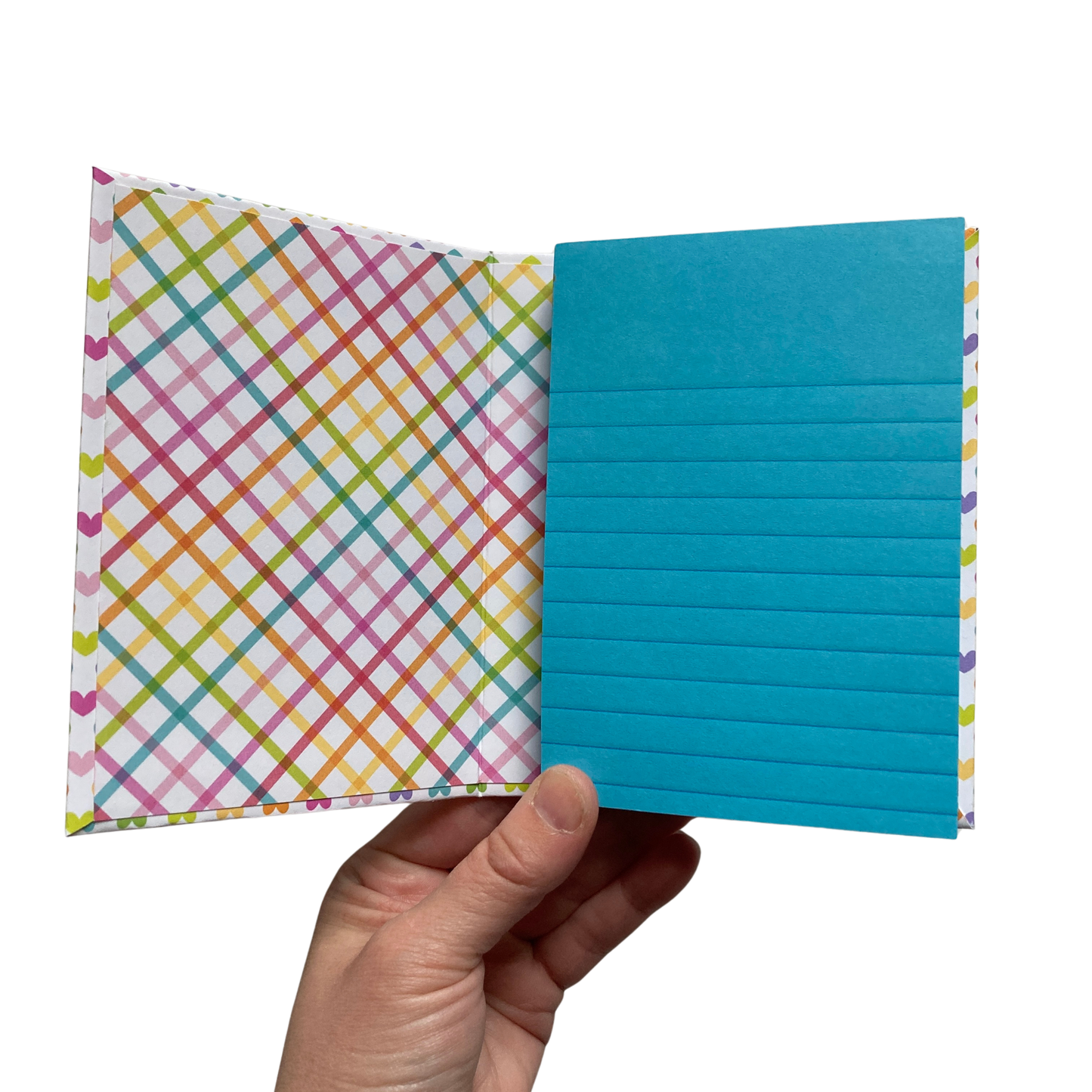 Rainbow Hearts Chunky Notepad