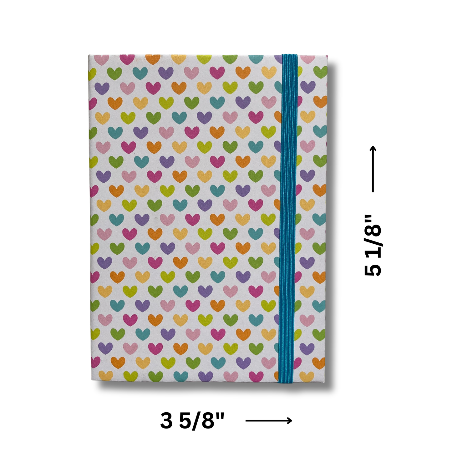 Rainbow Hearts Chunky Notepad