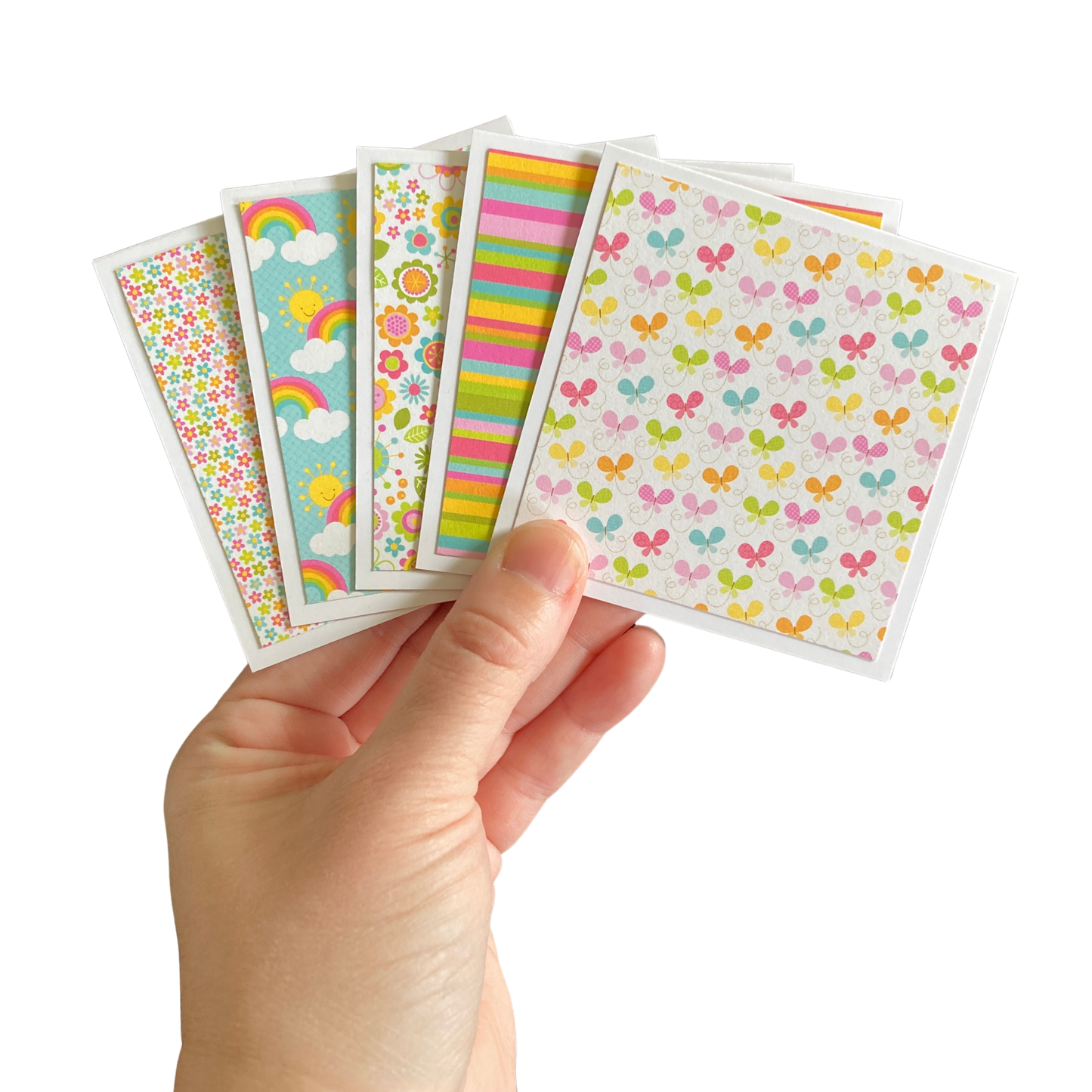 3x3 Springtime Note Cards