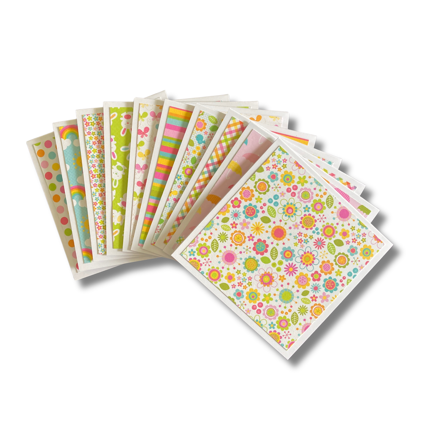 3x3 Springtime Note Cards