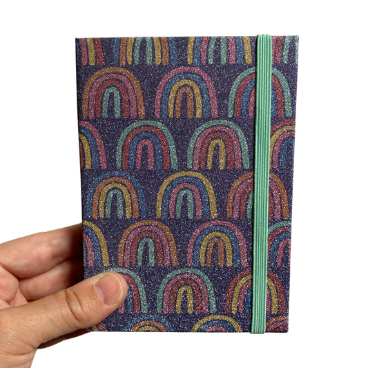 Glam Glitter Rainbows Chunky Notepad