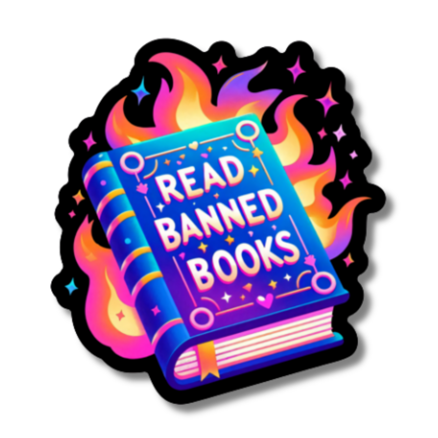 Read Banned Books Sticker