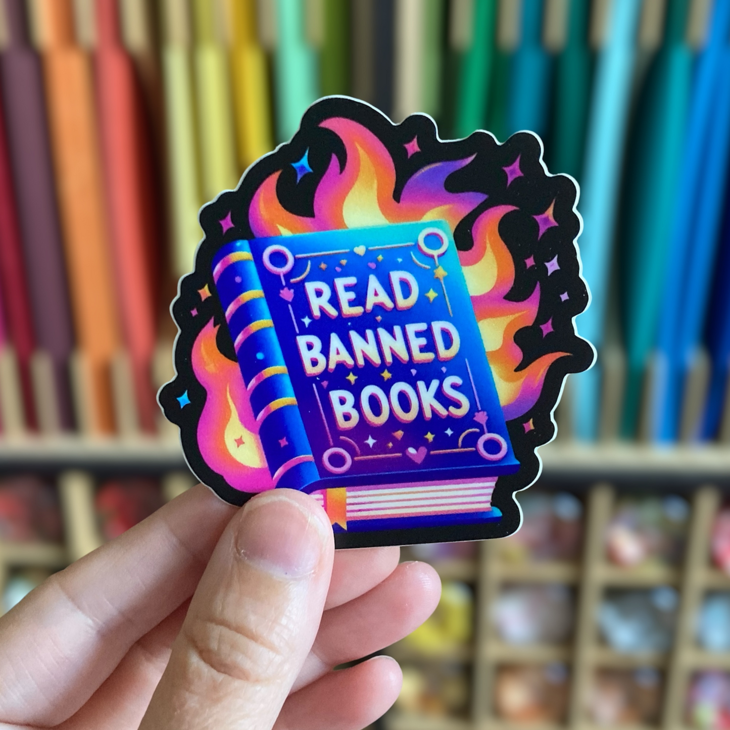 Read Banned Books Sticker