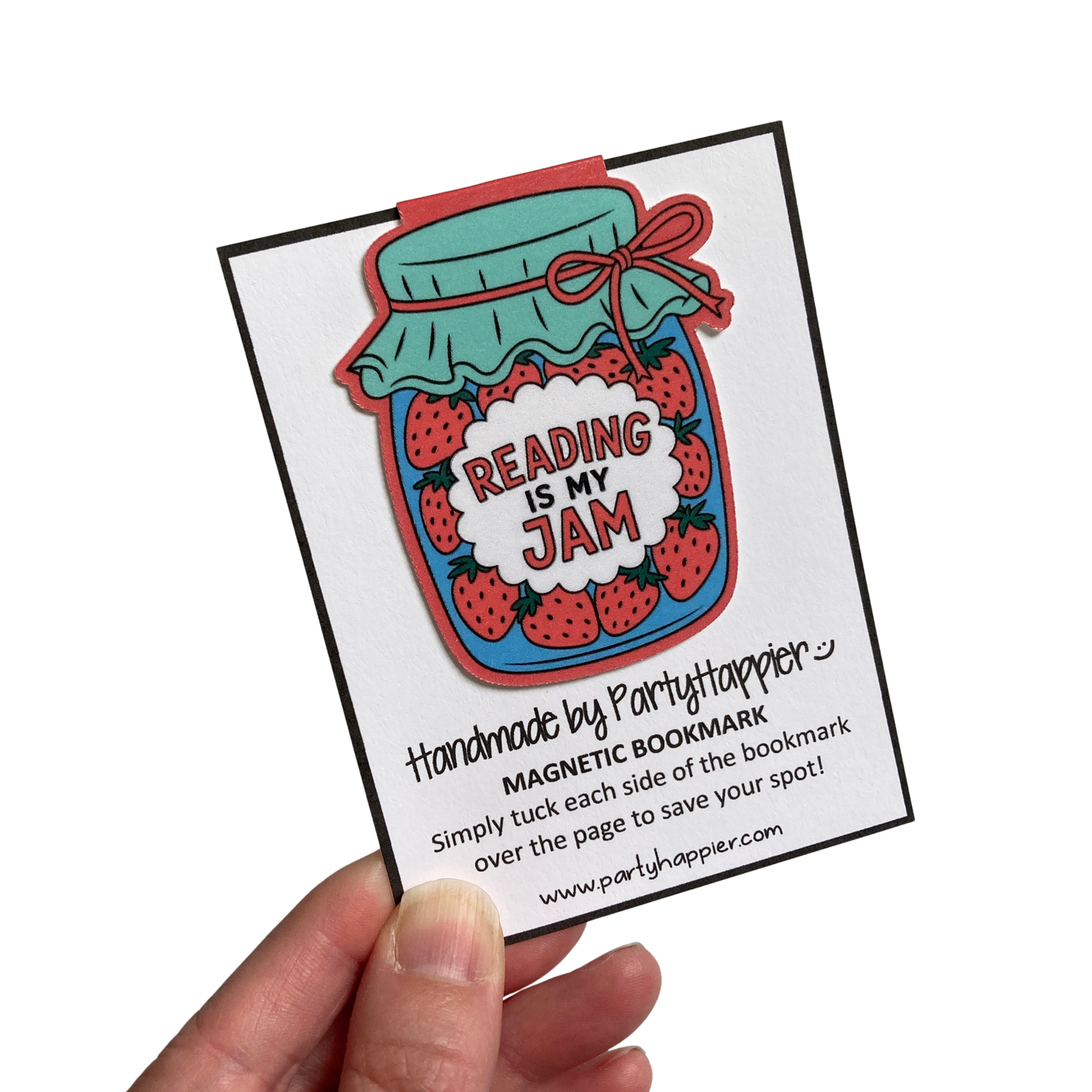 Reading Is My Jam Magnetic Bookmark