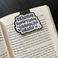 Reading Something Unholy Again Magnetic Bookmark