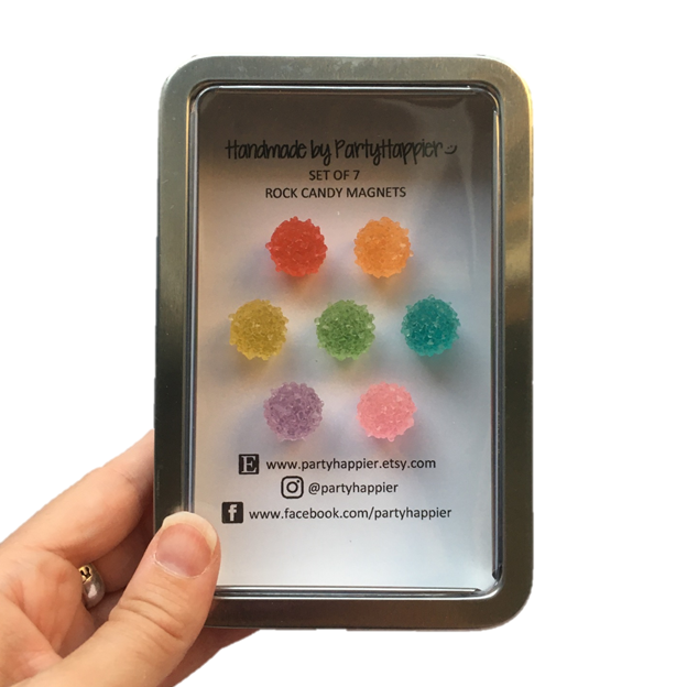 Rock Candy Magnets