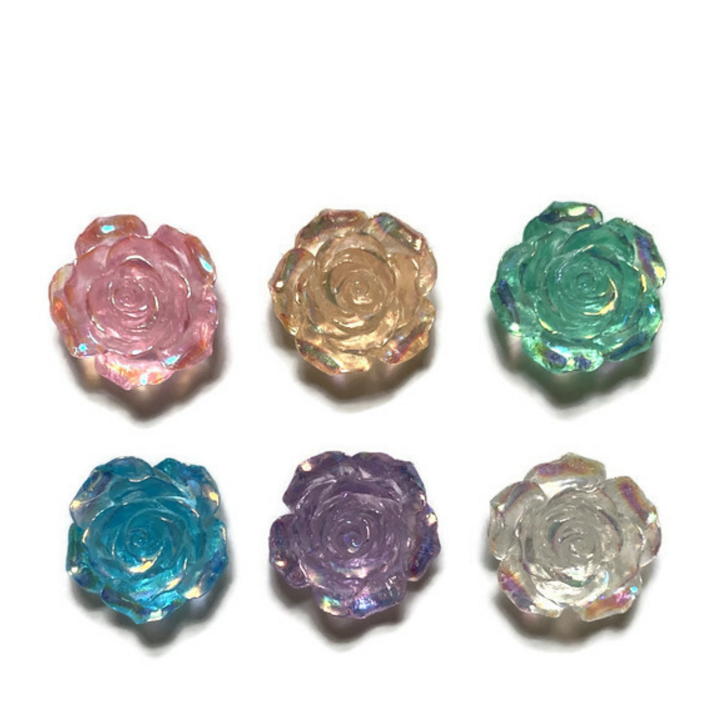 Shimmery Rose Magnets