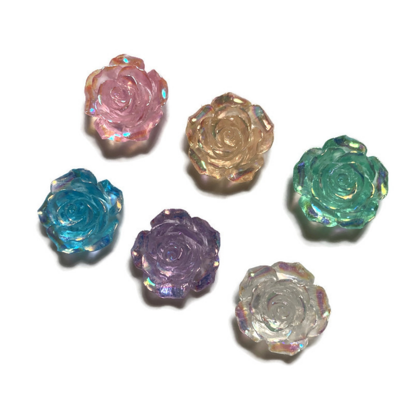 Shimmery Rose Magnets