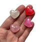Shimmery Valentine Heart Magnets