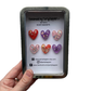 Shiny Valentine Heart Magnets