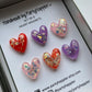 Shiny Valentine Heart Magnets