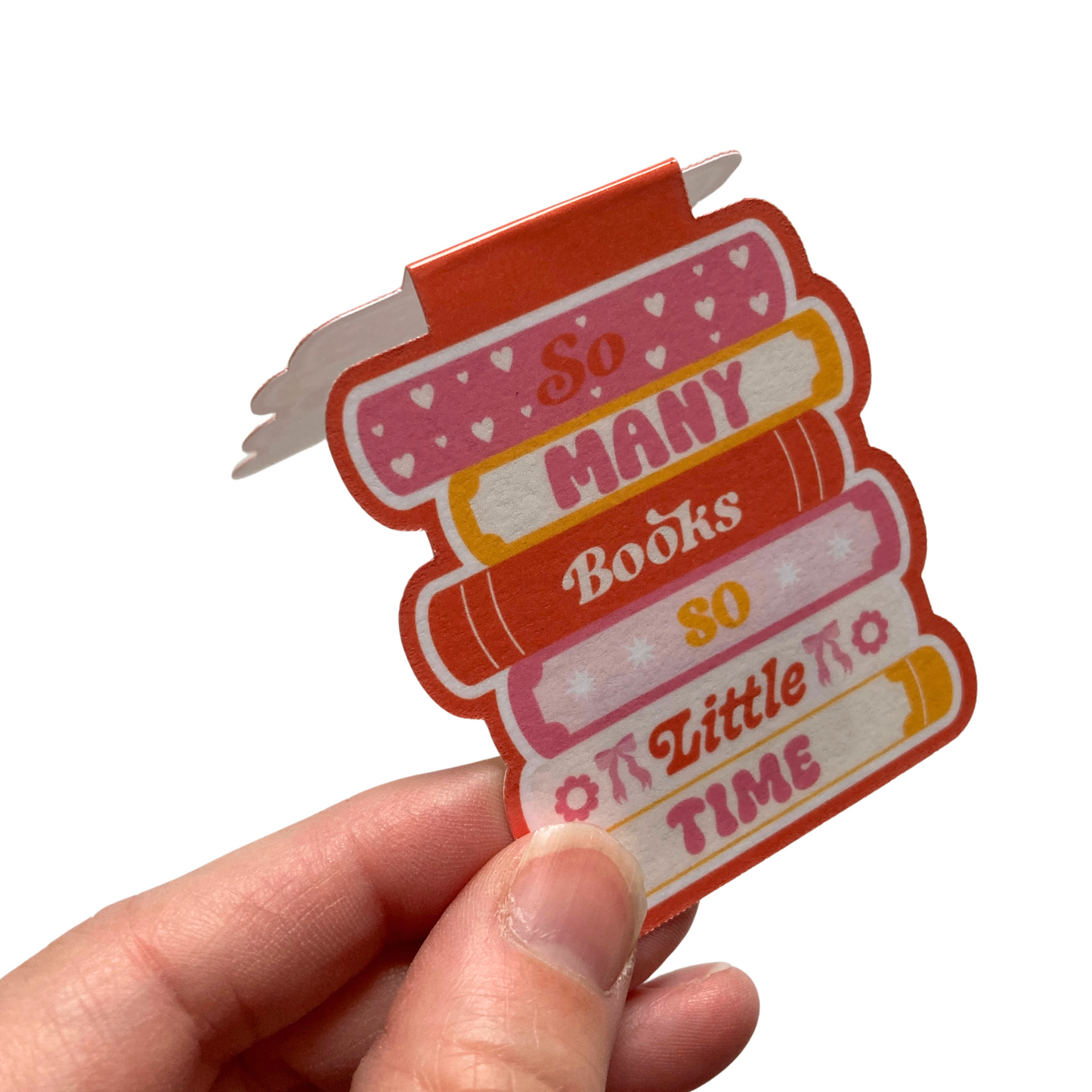 So Many Books So Little Time Magnetic Bookmark