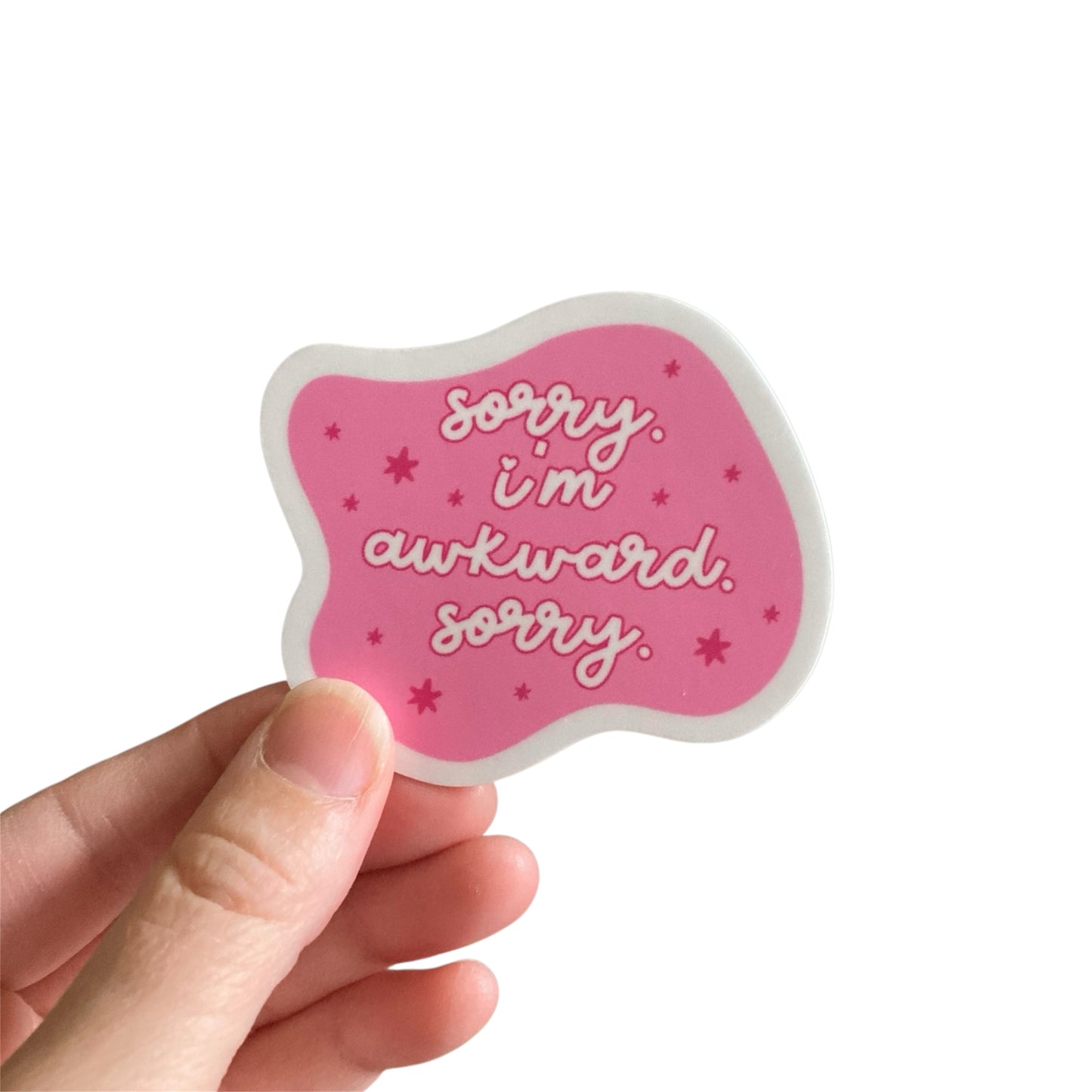 Sorry I'm Awkward Sorry Sticker