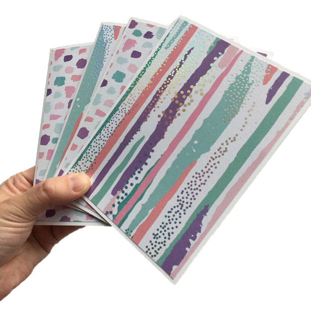 Pastel Shimmer Note Cards