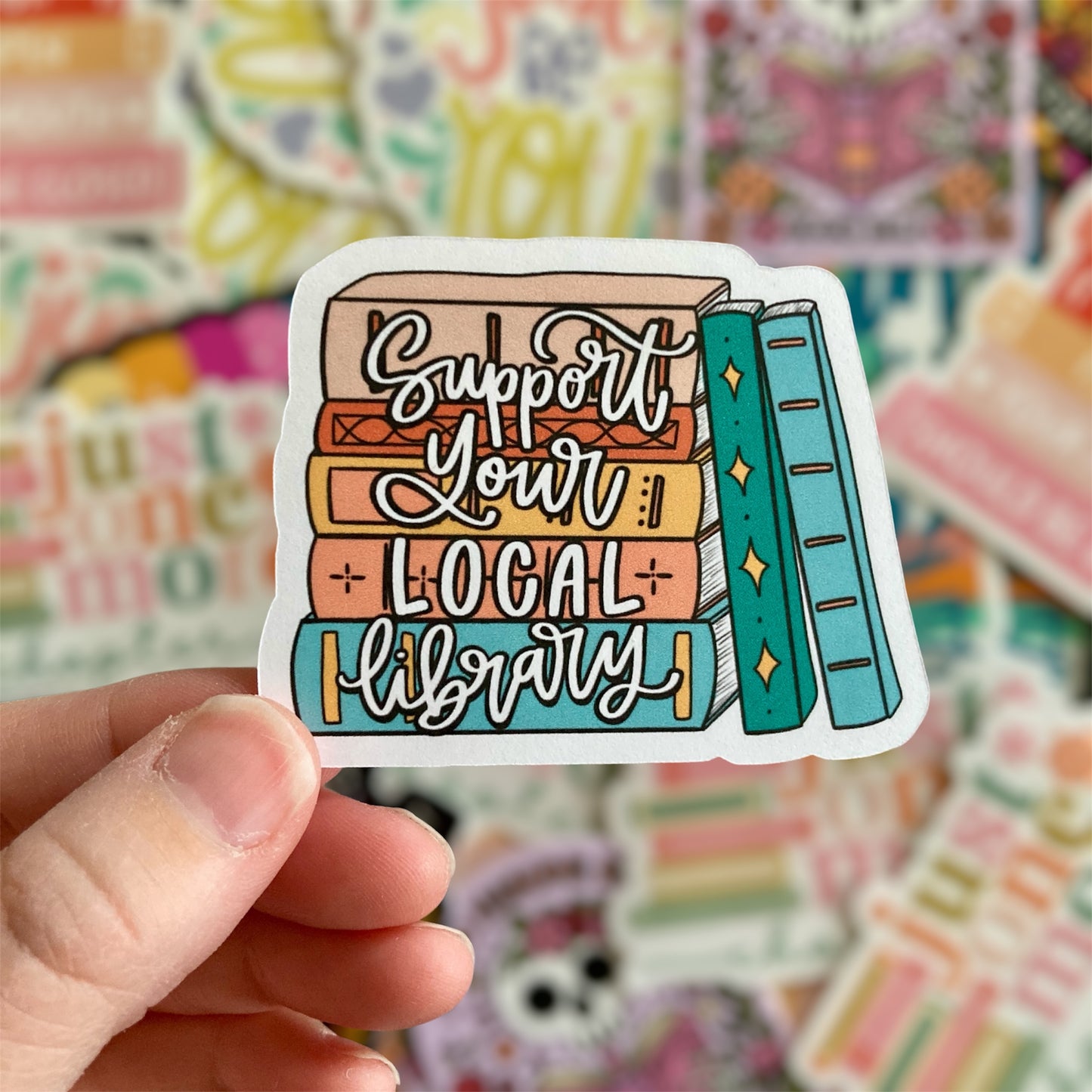 Support Your Local Library Sticker