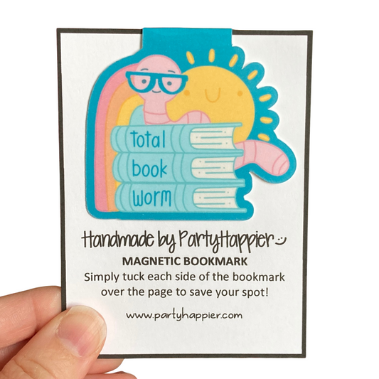 Total Bookworm Magnetic Bookmark