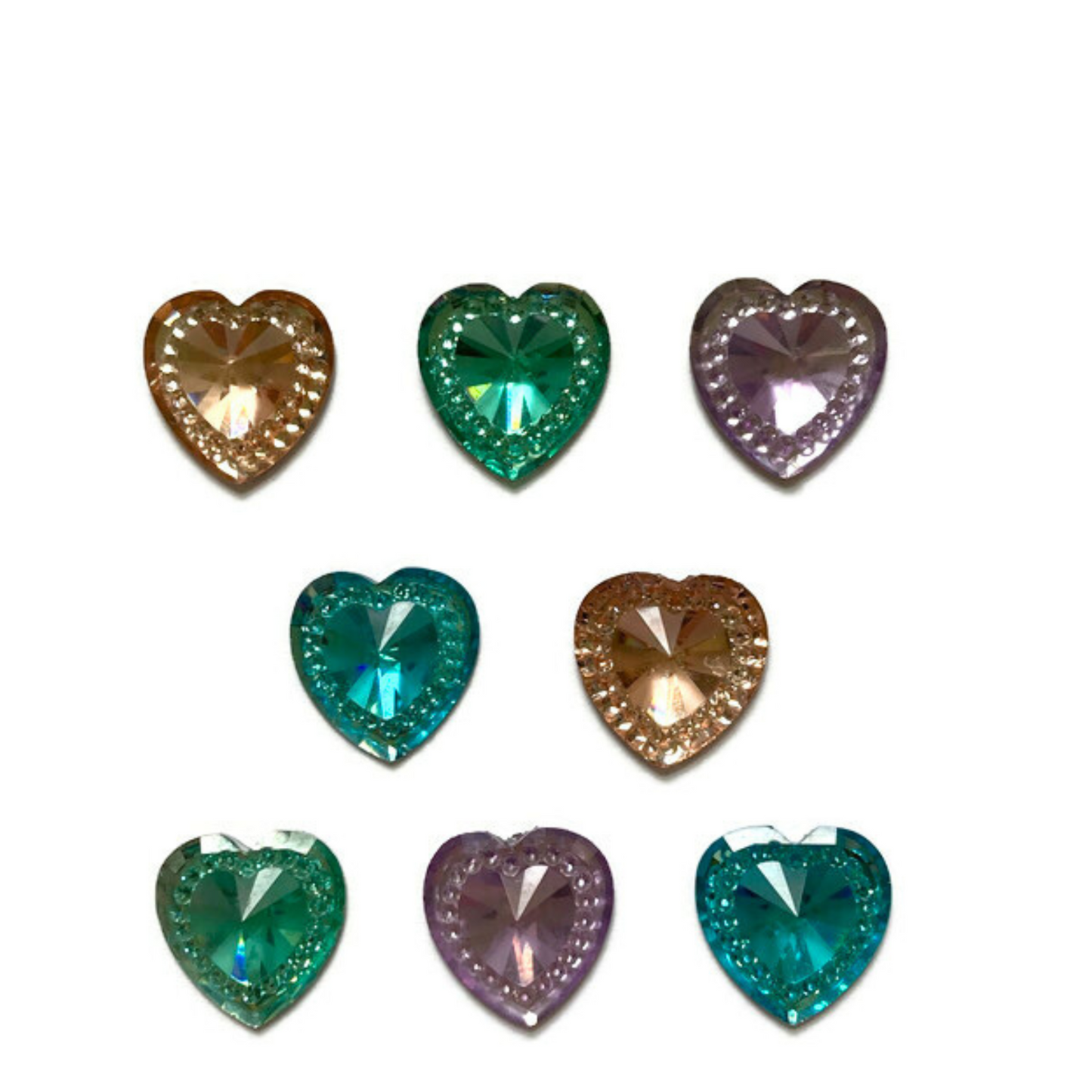 Heart Gem Magnets