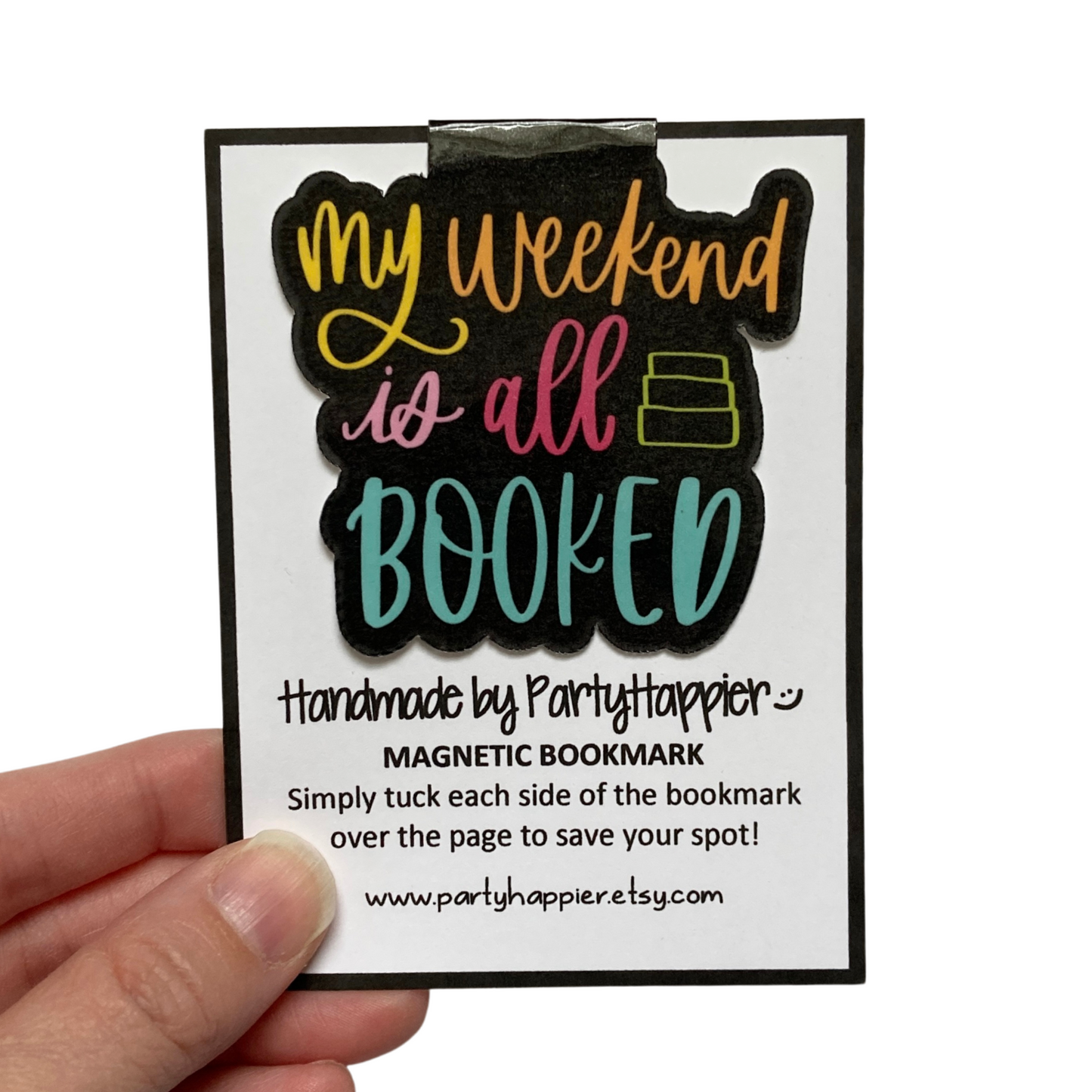 My Weekend Is All Booked Bookmark