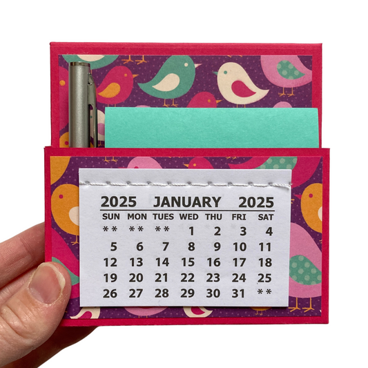 Birdies 2025 Desk Calendar