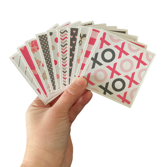 3x3 XOXO Note Cards