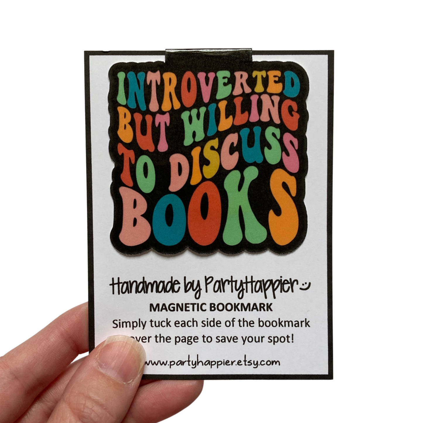 Introverted But Willing To Discuss Books Bookmark