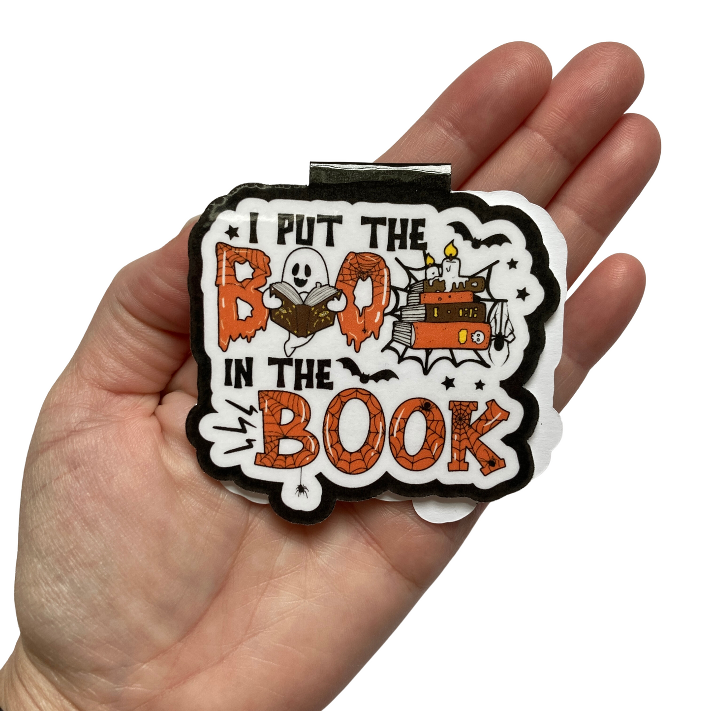 I Put The Boo In Book Bookmark
