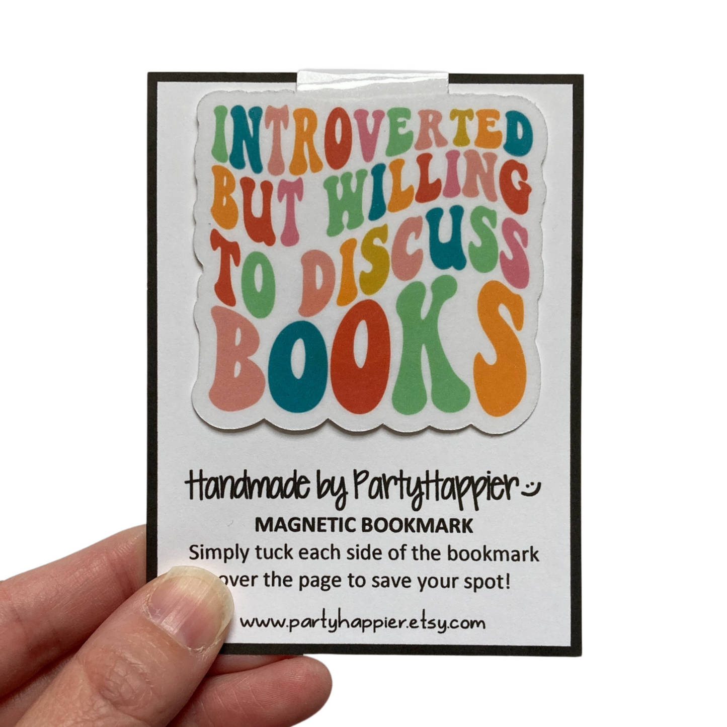 Introverted But Willing To Discuss Books Bookmark