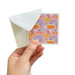 3x3 Groovy Ghost Note Cards