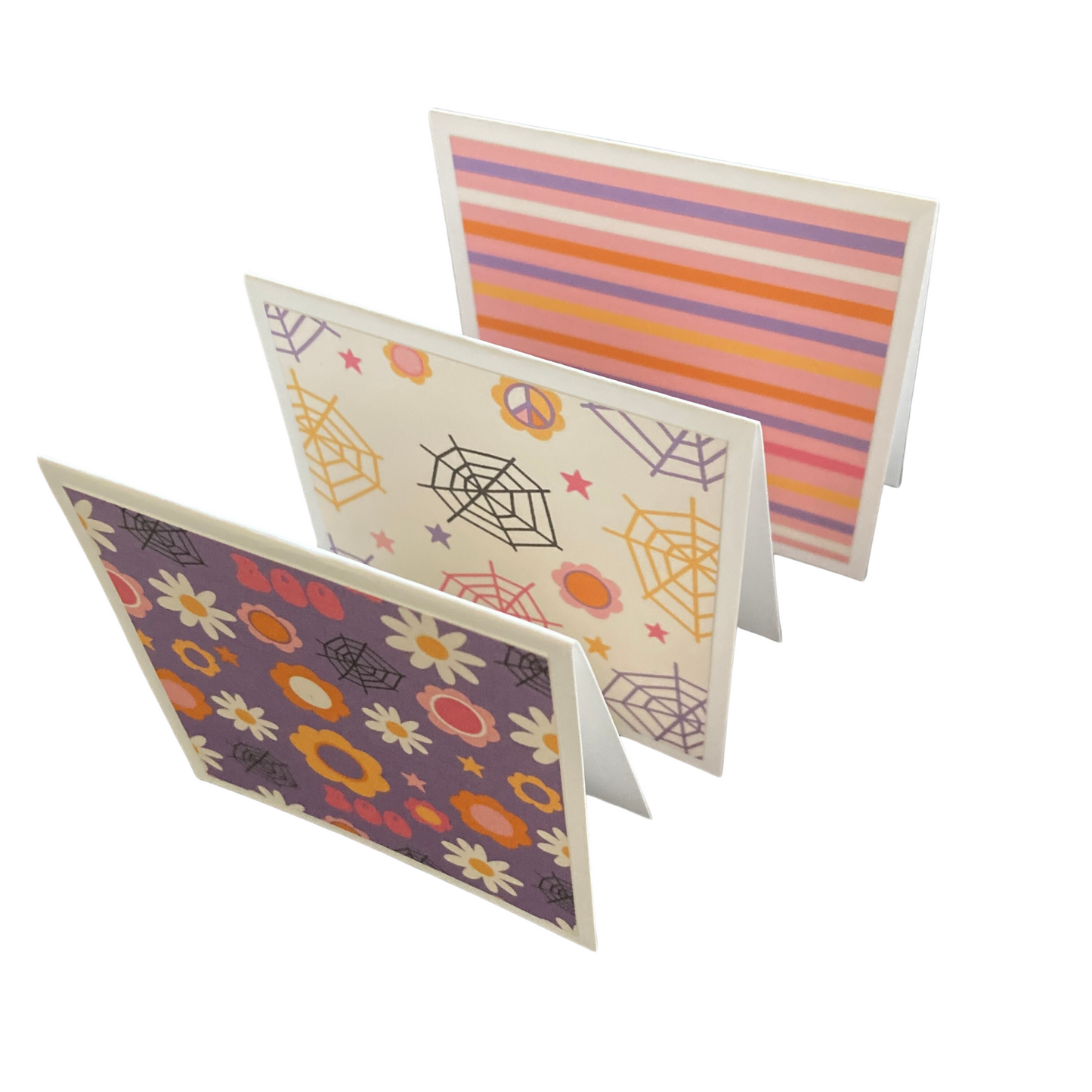 3x3 Groovy Ghost Note Cards