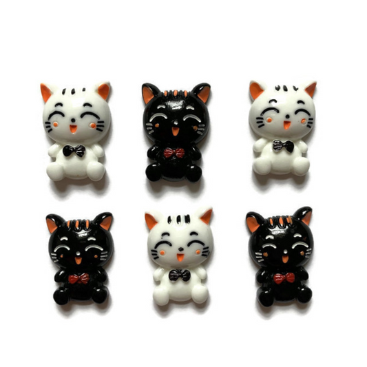 Black and White Cat Magnets