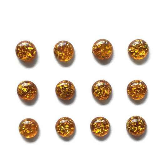 Amber Foil Magnets