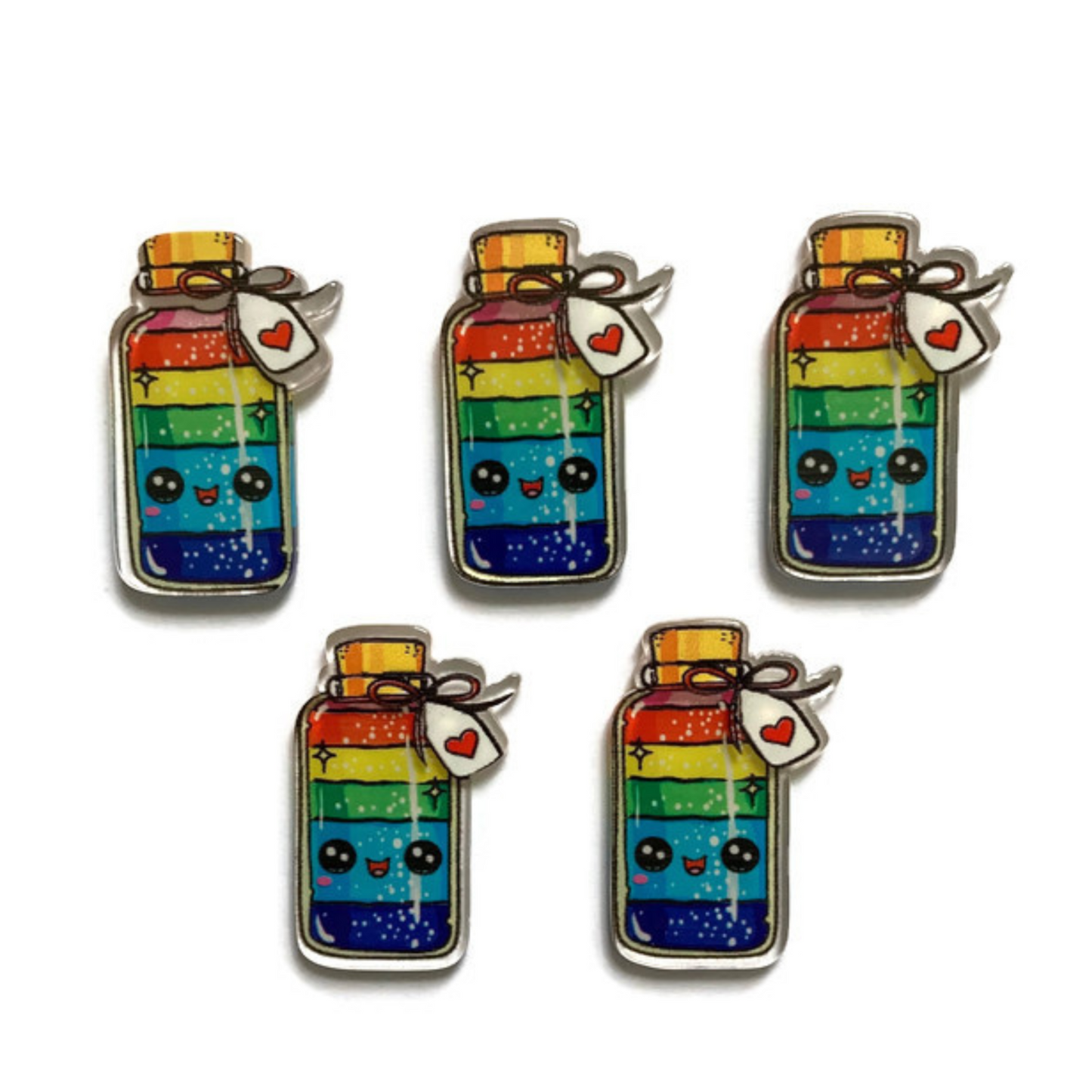 Rainbow Drink Magnets