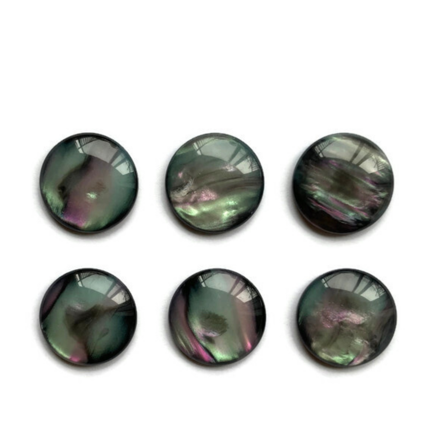 Black Marbled Magnets