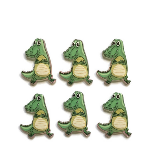 Glitter Alligator Magnets