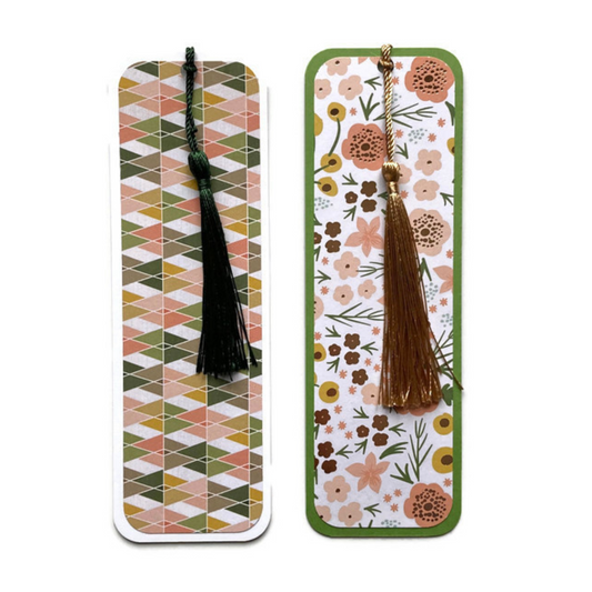 2-Pack Pink & Green Bookmarks