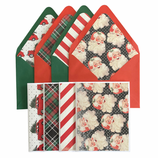 Vintage Christmas Note Cards
