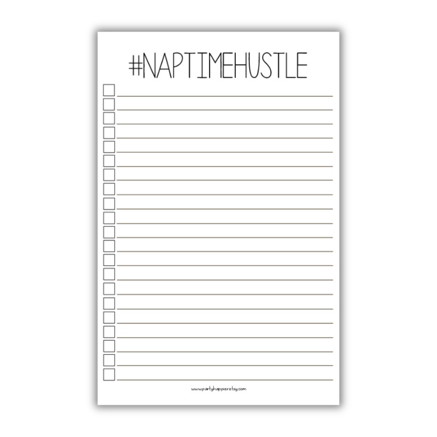 #Naptimehustle Notepad
