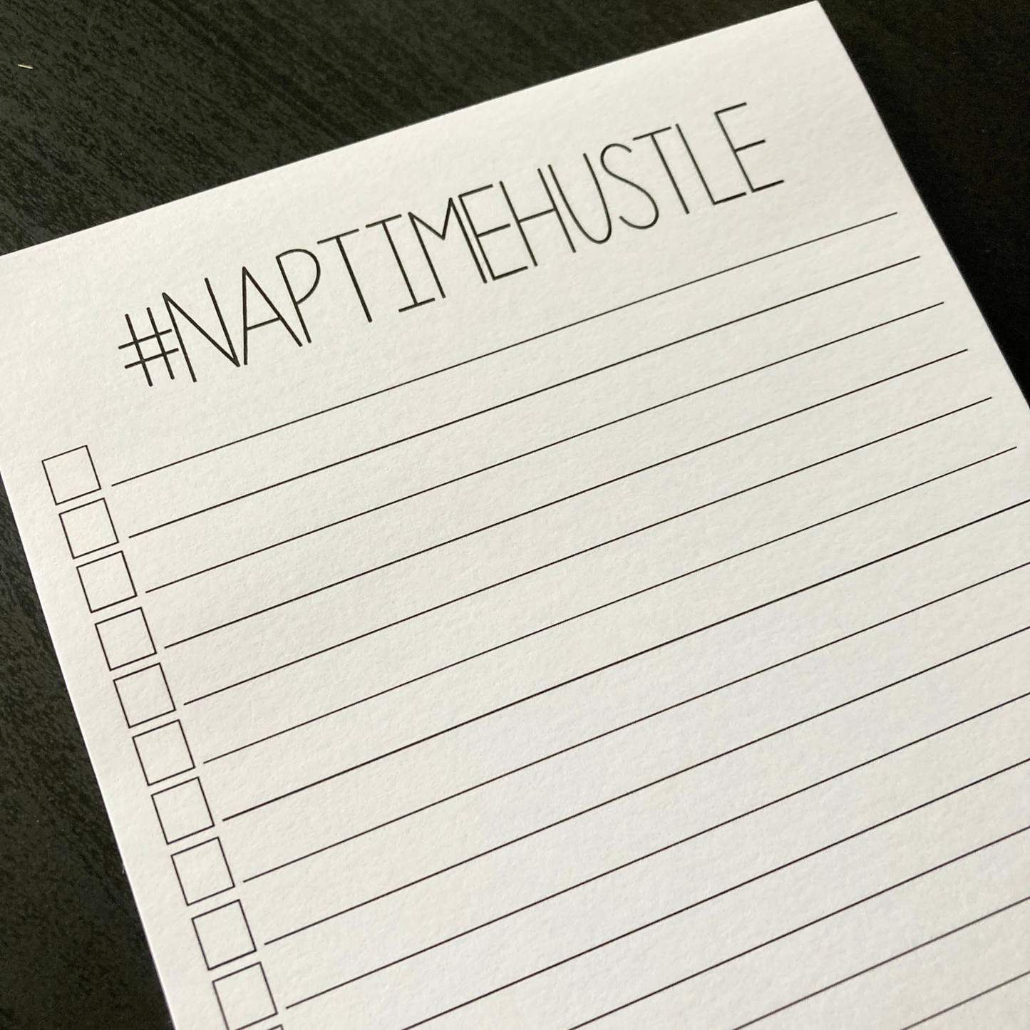 #Naptimehustle Notepad