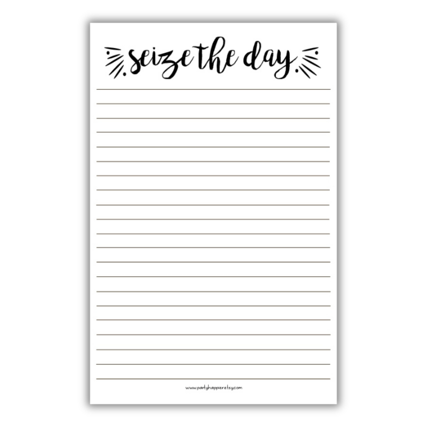 Seize The Day Notepad