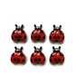 Ladybug Magnets